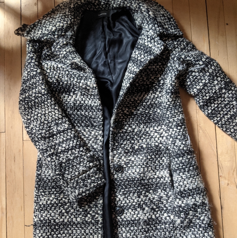 Thakoon virgin wool coat retro 1960's